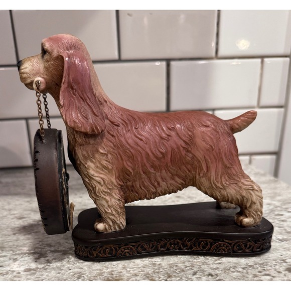 Vintage Homco Cocker Spaniel figurine, hand painted Porcelain Dog. - Picture 1 of 12